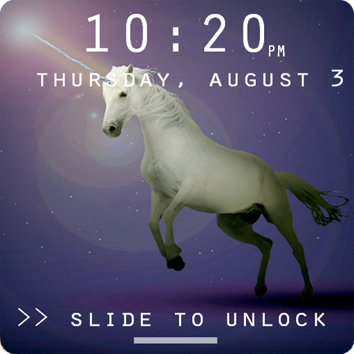 Unicorn Lock Screen