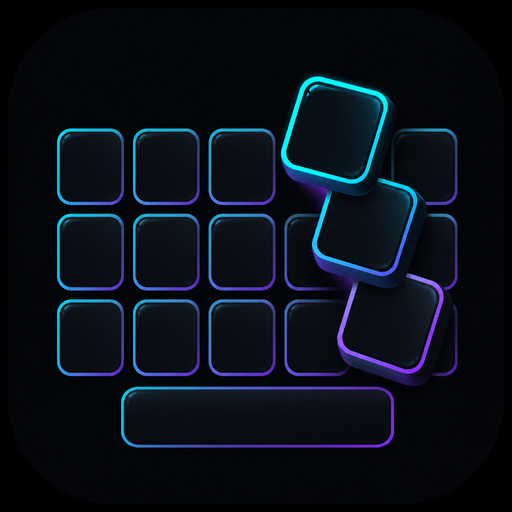 Dark Neon Keyboard Themes