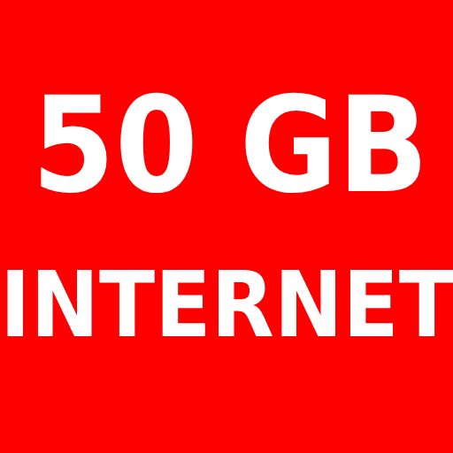 Internet Data app : 50 GB