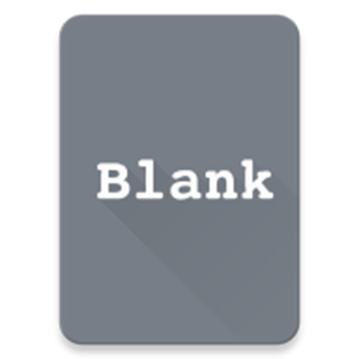 Blank Launcher Screen Widget