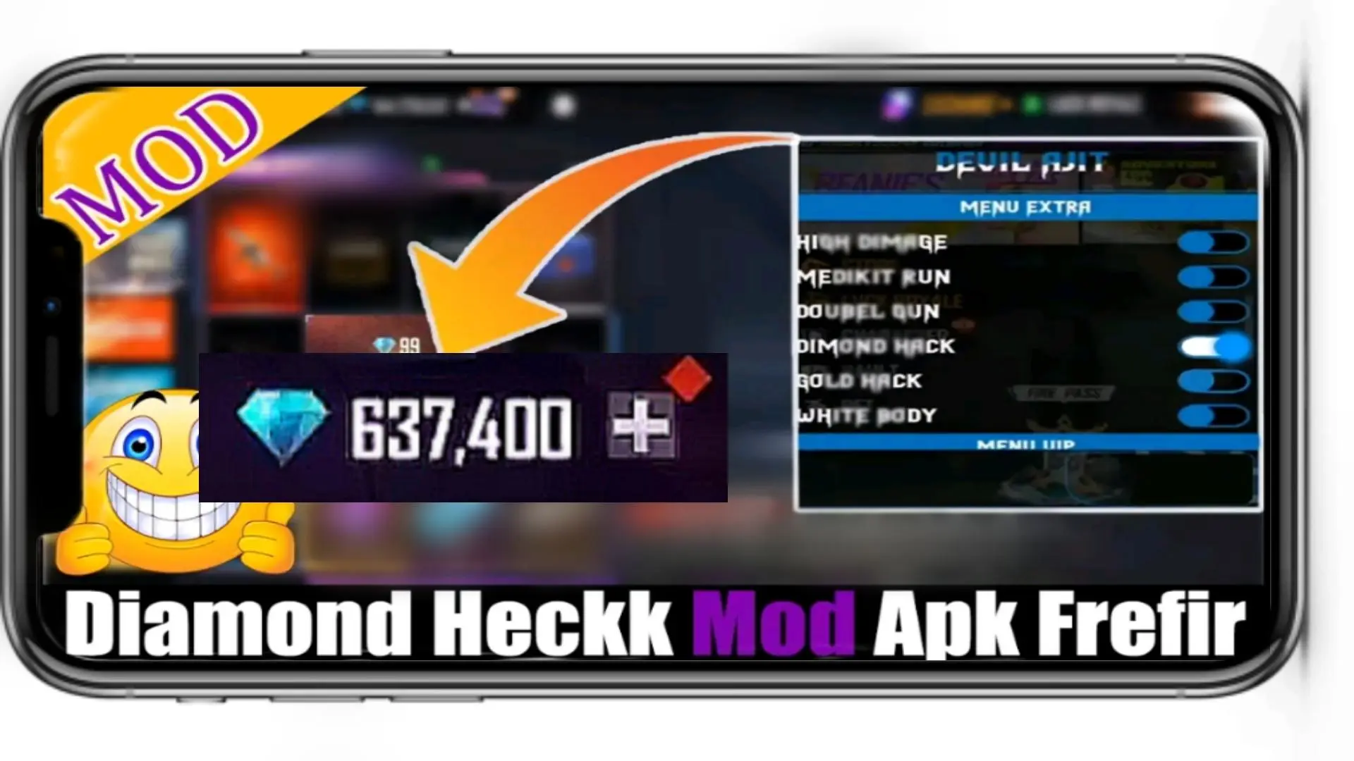 Download FFMax Diamond Hacku Mod Fire android on PC