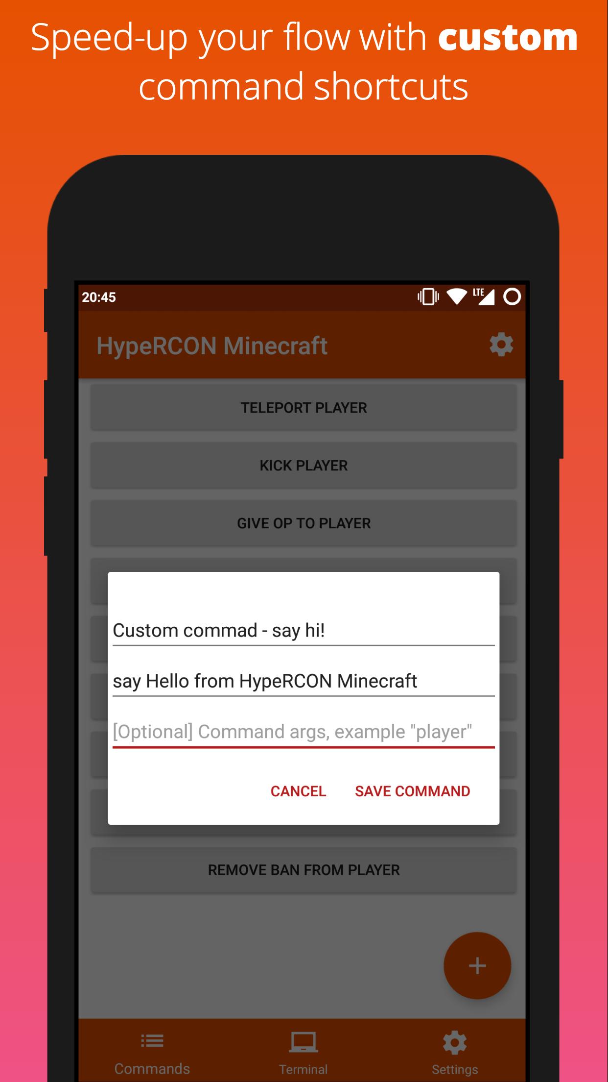 Скачать RCON Client for Minecraft на ПК | Официальный представитель GameLoop