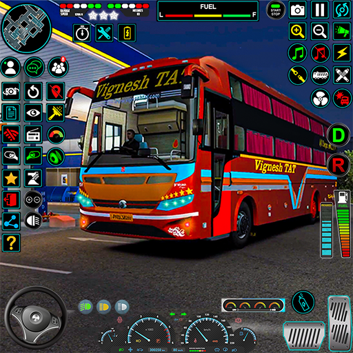 Otobüs oyunu simülatörü 3d