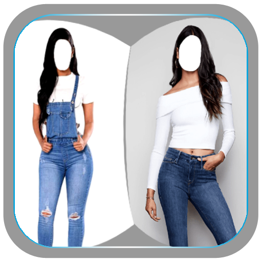 Women Jeans Photo Suit