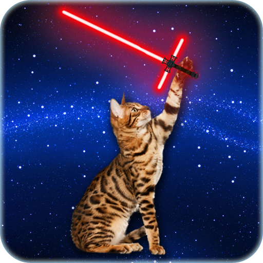 Неоновый Лазер Игра для Кота