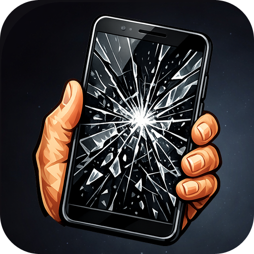 Broken screen prank