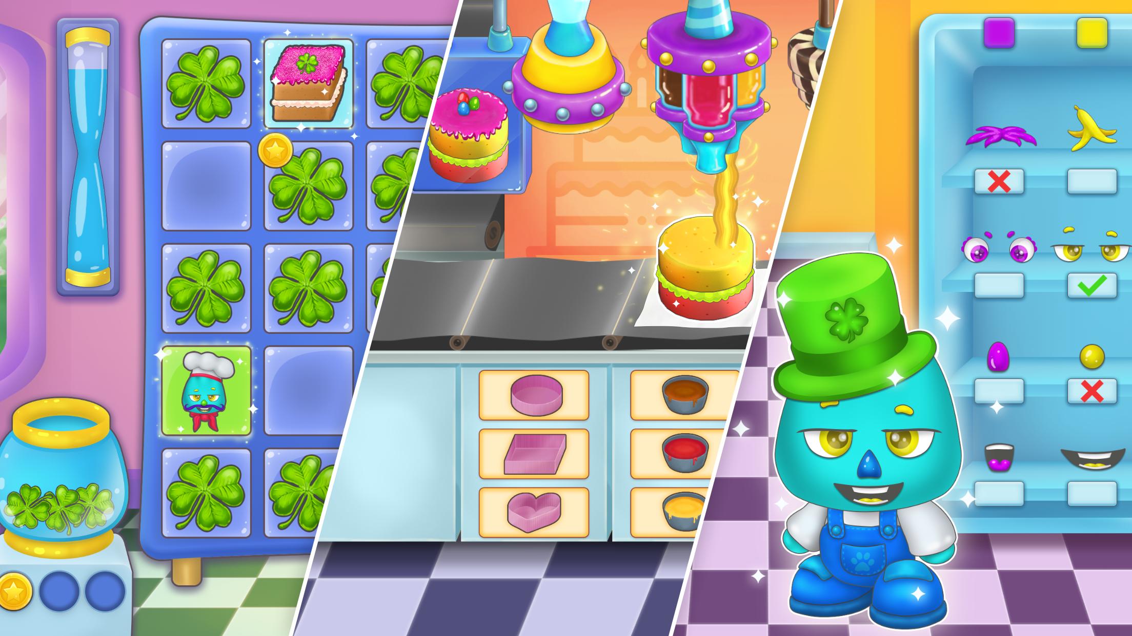Fun 3D Cake Cooking Game- My Bakery Empire Color, Decorate Serve Cakes  Colorful Rainbow Cake - YouTube