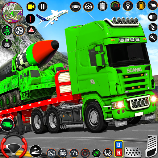 陸軍運輸卡車遊戲 3D