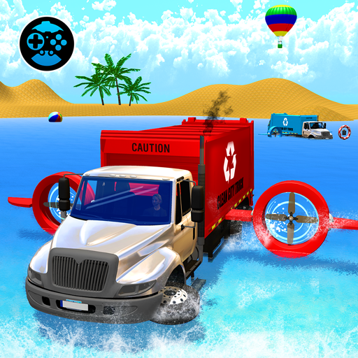 Garbage Truck Water Surfing 3D