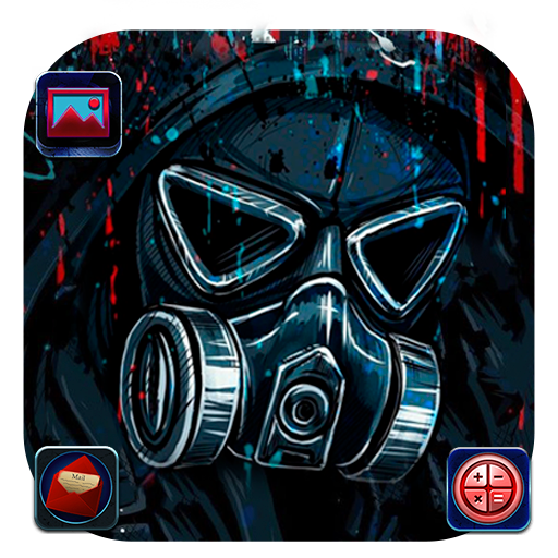 Gas, Mask Temalar Duvar 3D