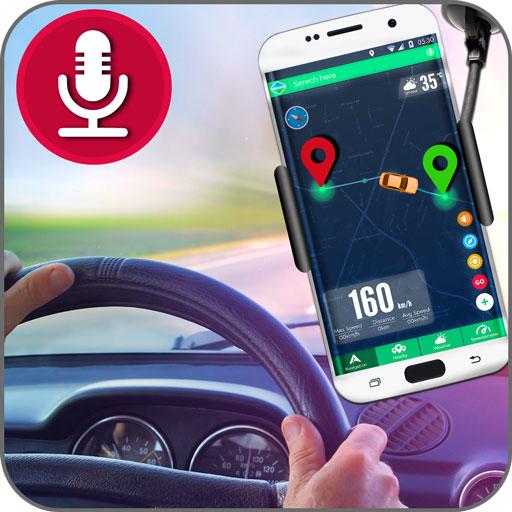 Voice Gps navigation maps: HUD