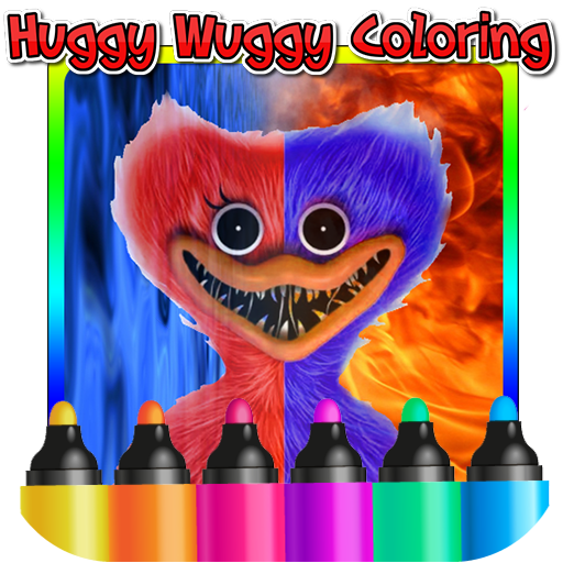 Horror Huggy Wuggi Coloring