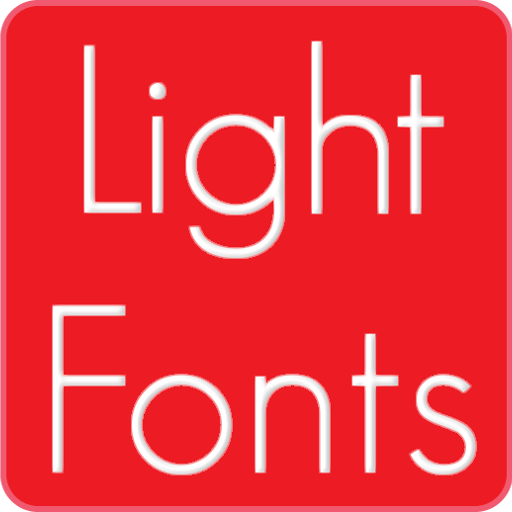 Light fonts for FlipFont