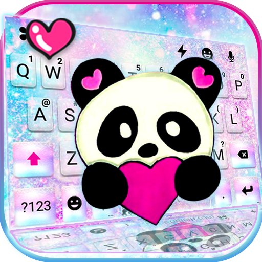 Teclado Galaxy Heart Panda