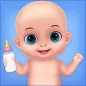 kids baby care & dress up game