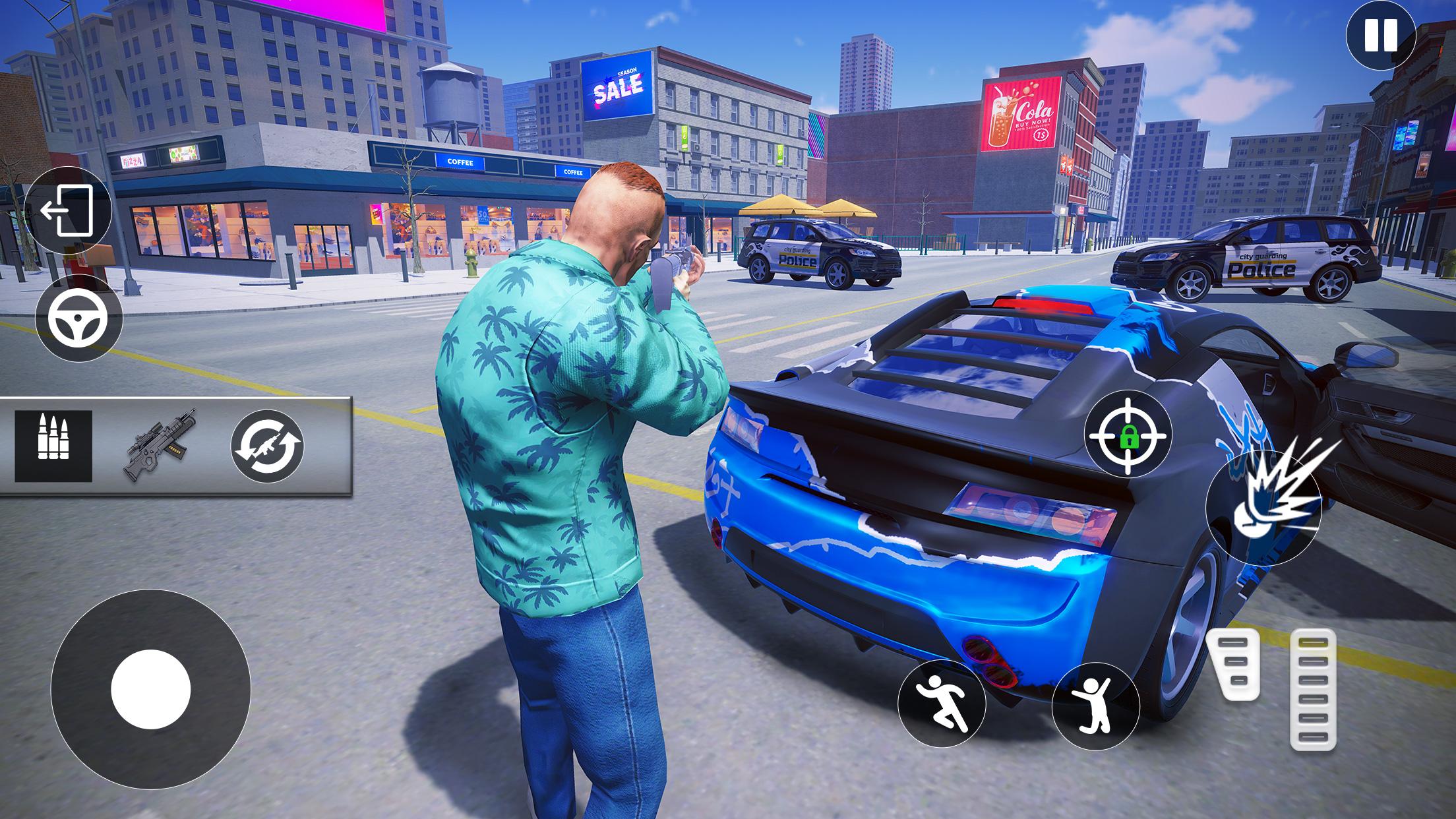 Jogo Gangstar City para Android  City, City games, Free mobile games