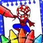 spider adventures coloring sup