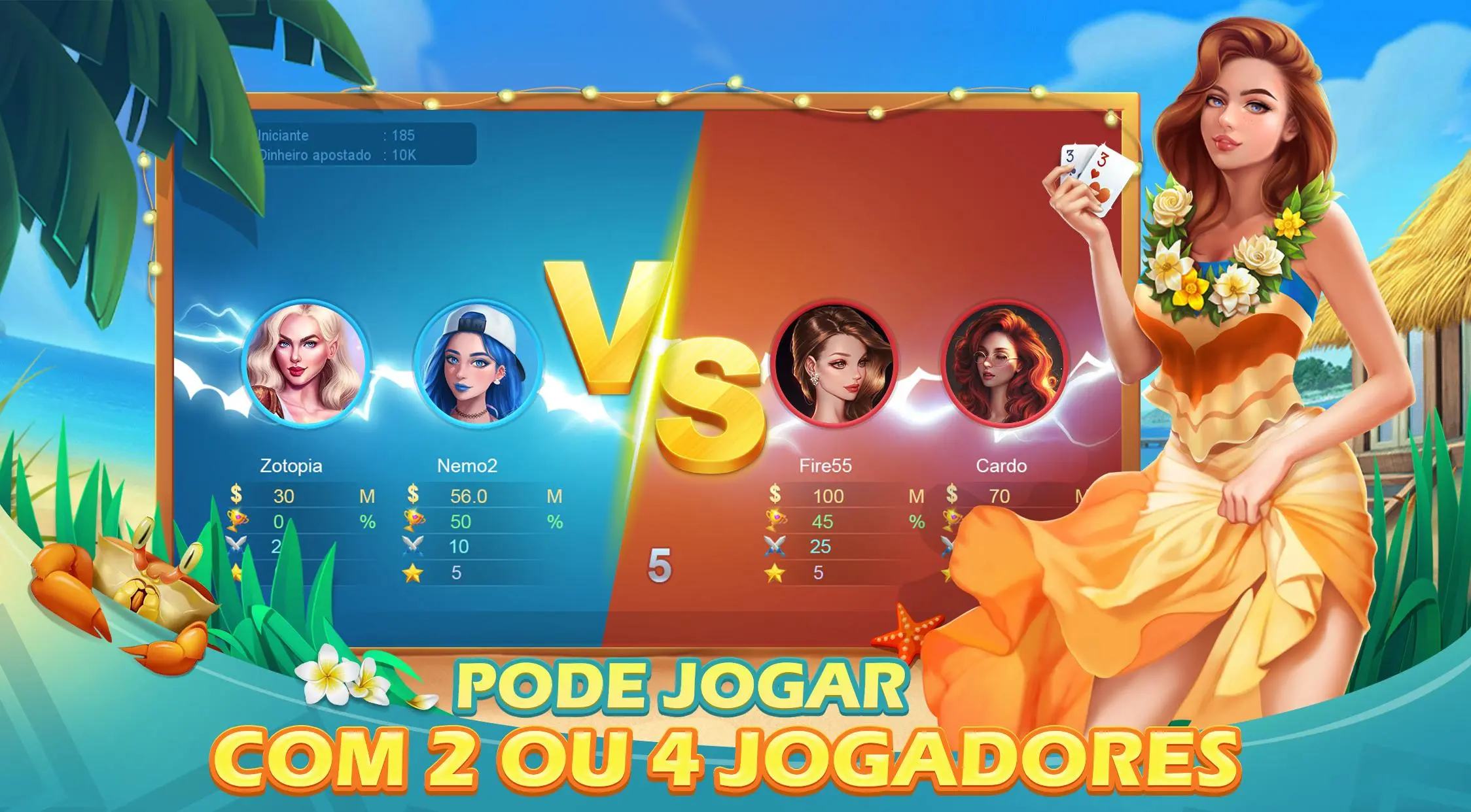 Tranca Online - jogo de cartas