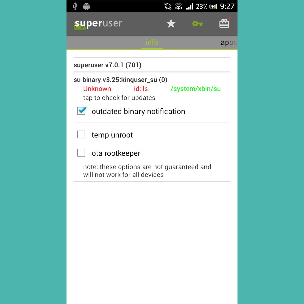 Download Superuser for ROOTED android on PC