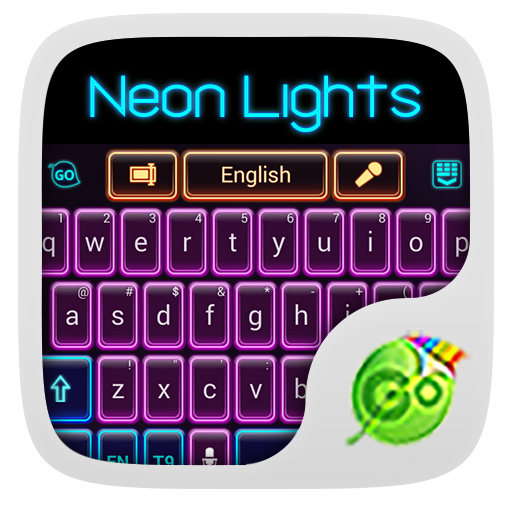 Neon Lights GO Keyboard Theme