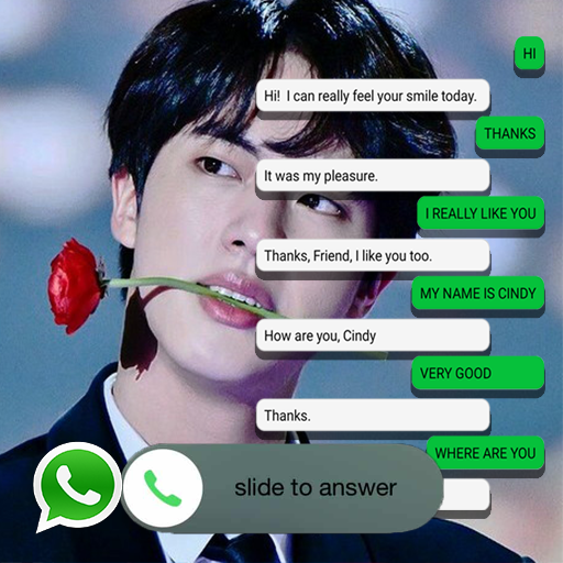 BTS JIN : Fake chat - fakecall