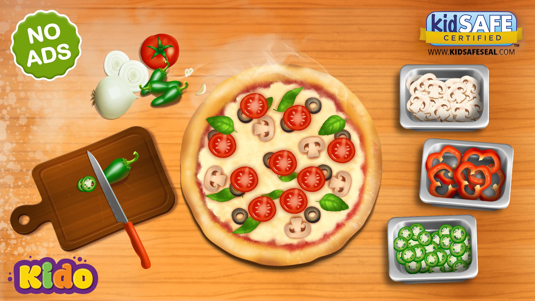 Скачать Pizza Baking Kids Games на ПК | Официальный представитель GameLoop