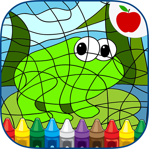 Color By Numbers Game for Kids