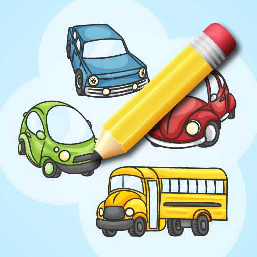 Draw Puzzle Vehicles for Kids