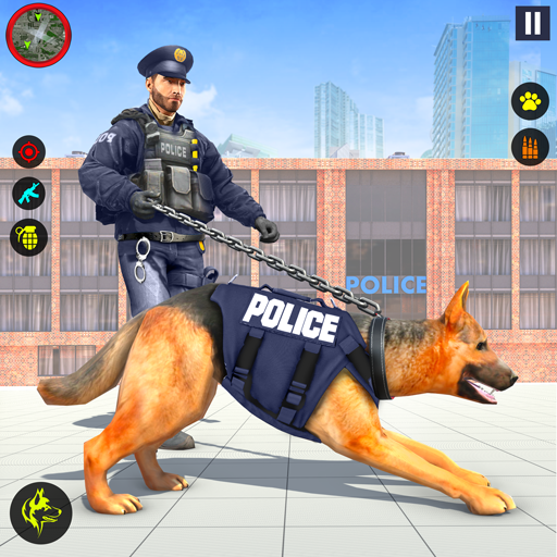 Anjing Polisi Mengejar Maling