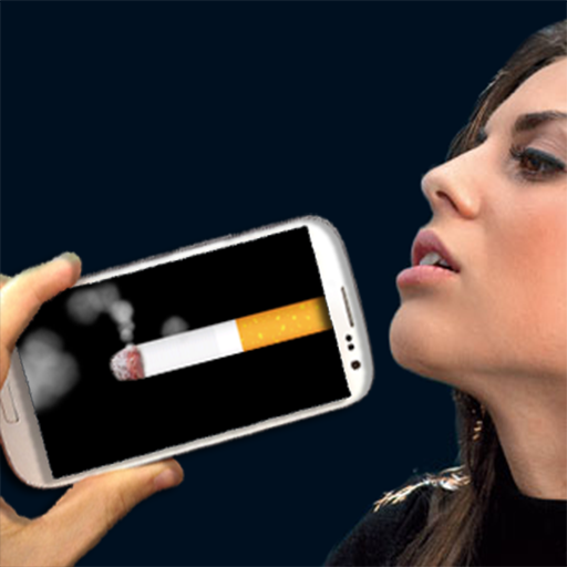 iCigarette simulator of smoking a cigarette prank