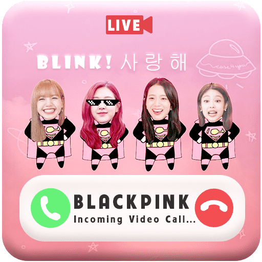 BlackPink Call Me - BlackPink Fake Video Call