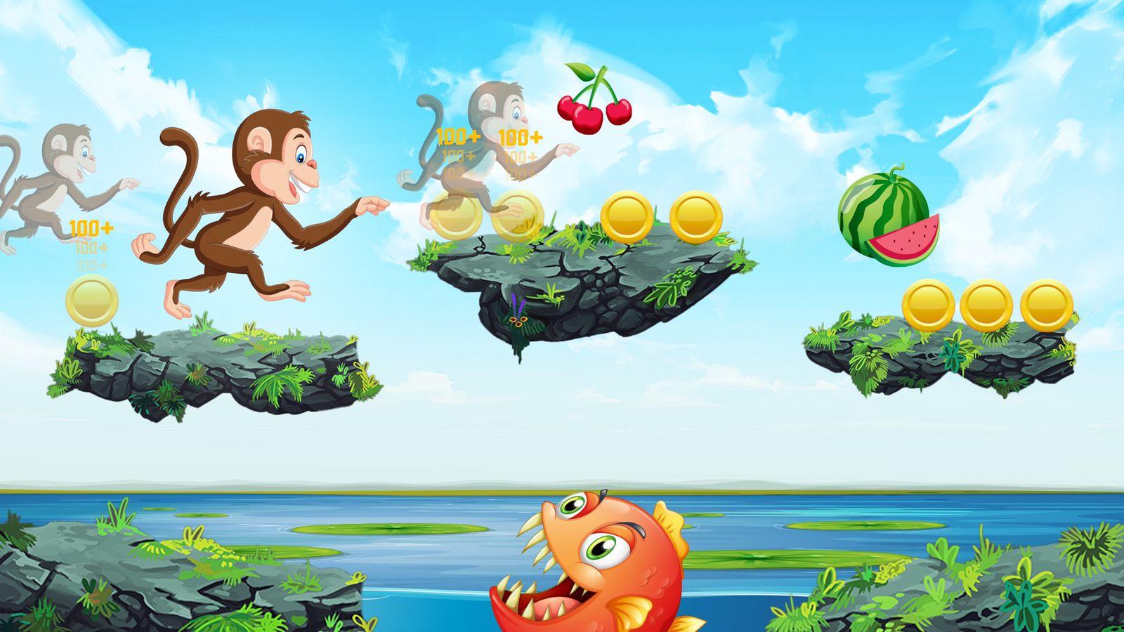 Download Monkey Jungle Adventure Games android on PC