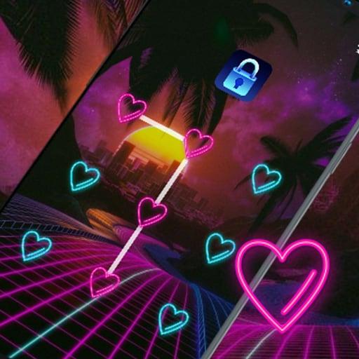 Neon City - App Lock Master Th