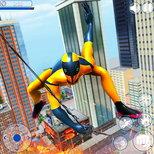 Rope Fighting 3d: Spider Games