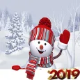 Hopping Snowman-snow game