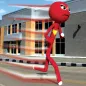 Superhero flash stickman