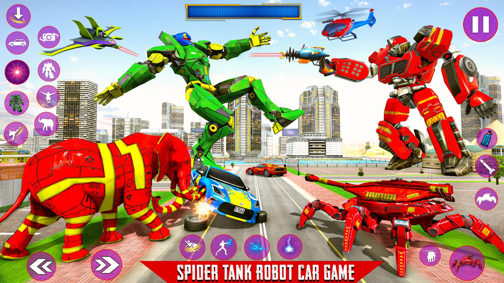 Скачать Spider Mech Wars - Robot Game на ПК | Официальный представитель  GameLoop