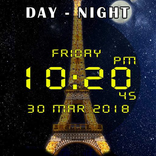 Day night auto change clock