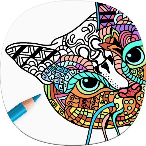 Kedi Büyükler İçin Boyama