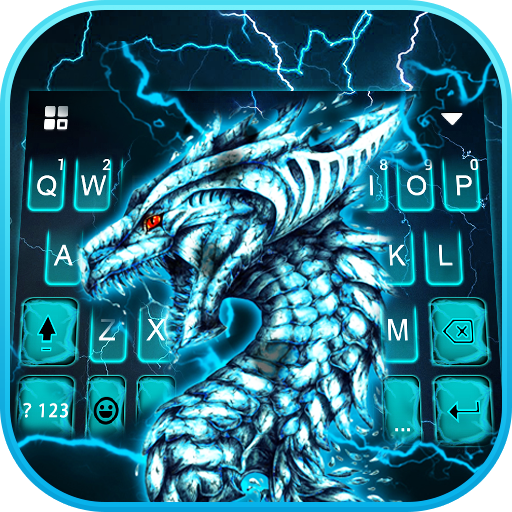 Lightning Neon Dragon Keyboard