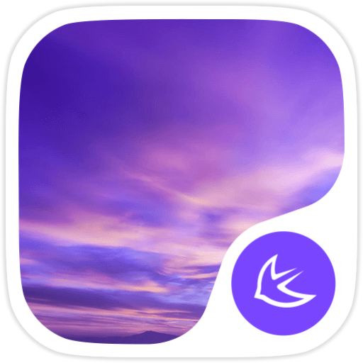 Purple Sky-APUS Launcher theme