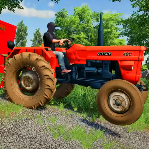 Pertanian Traktor Kargo