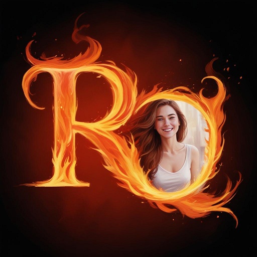 Fire text photo: Flaming Text