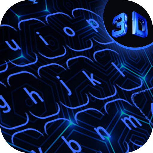 3D Hologram Keyboard Theme - Keyboard Theme