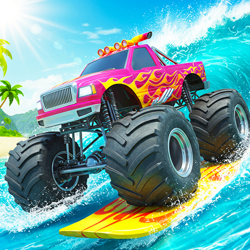 Monster Truck Water Surfing 3D