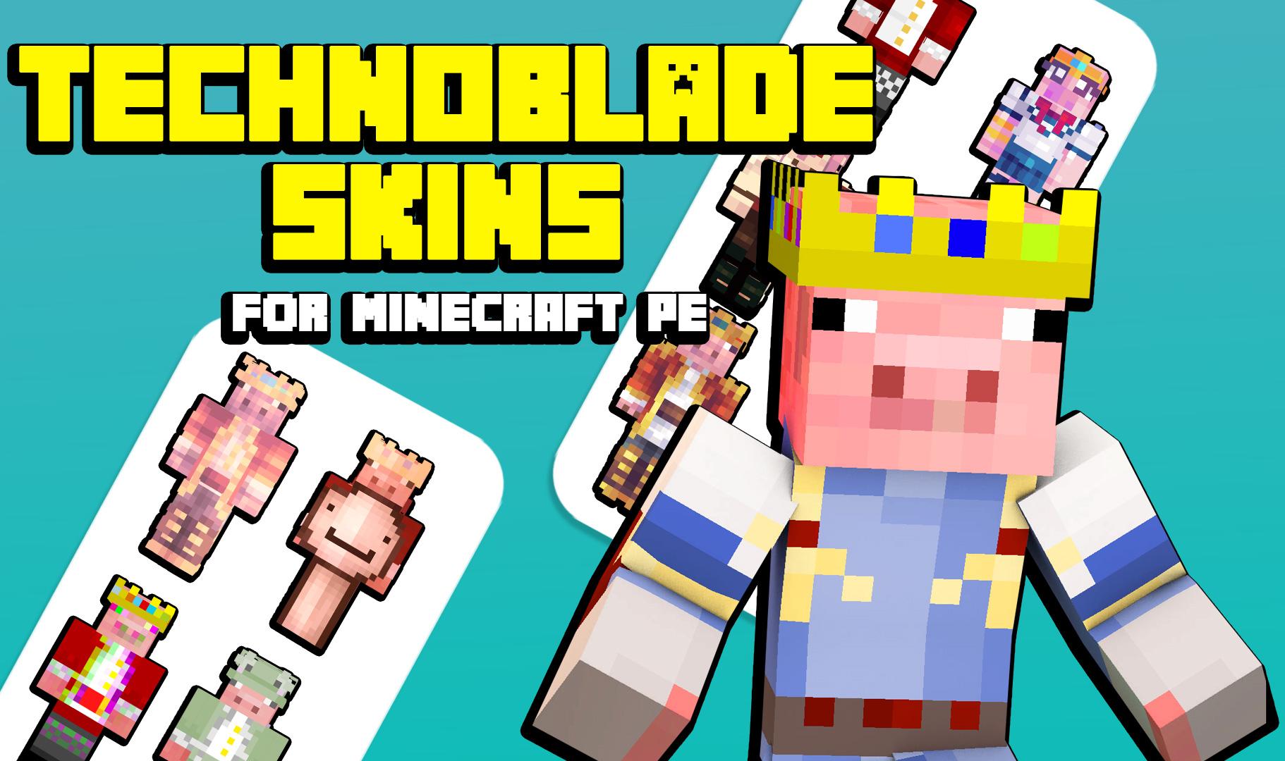 How to download and use the Technoblade skin in Minecraft