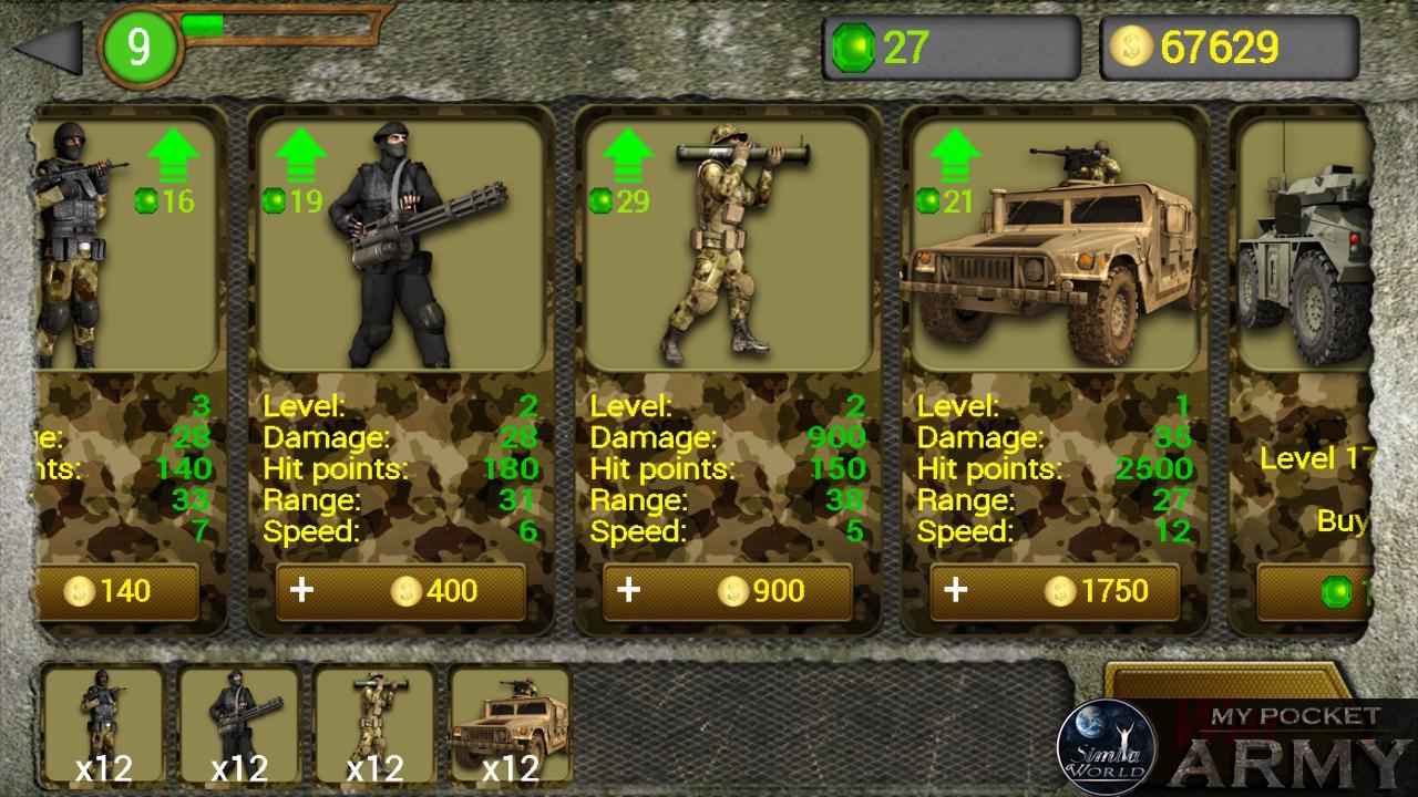 Download My Pocket Army (War Game) android on PC