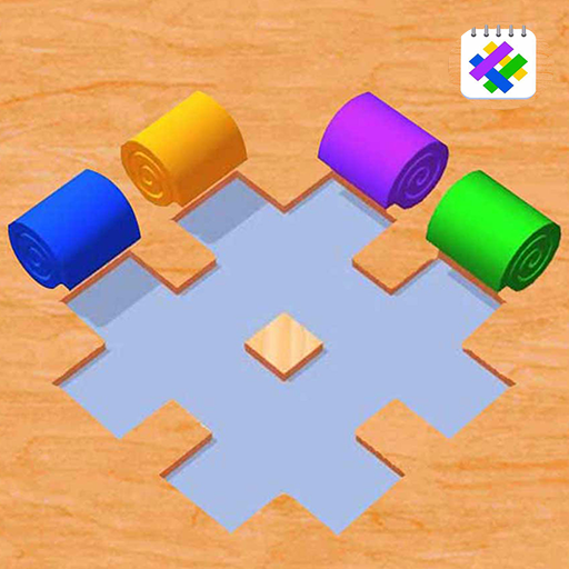 Trò chơi xếp hình cuộn thuốc nhuộm màu nước