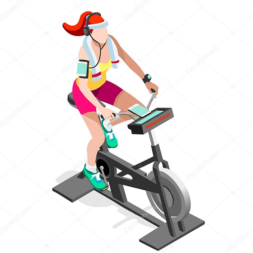 Exercise bike at home