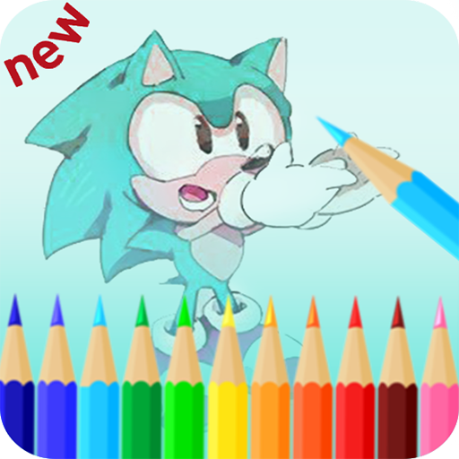 coloring sonic